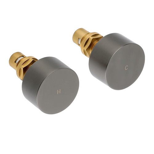 KYLINS Watermark Shower Twin Taps Mixer Tap Brushed Gold/Black/Gun Metal/Nickel - Picture 199 of 216