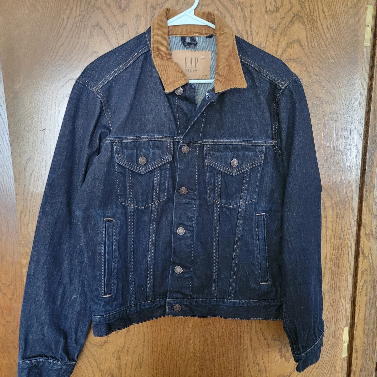 Gap Denim Jean Jacket Men's Sz. M Dark Wash | eBay Gap Denim Jean Jacket Men's Sz. M Dark Wash | eBay