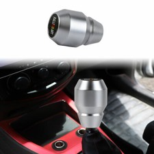 Universal Ralliart Grey Carbon Fiber Manual Gear Stick Shift Knob Lever Shifter Universal Ralliart Grey Carbon Fiber Manual Gear Stick Shift Knob Lever Shifter