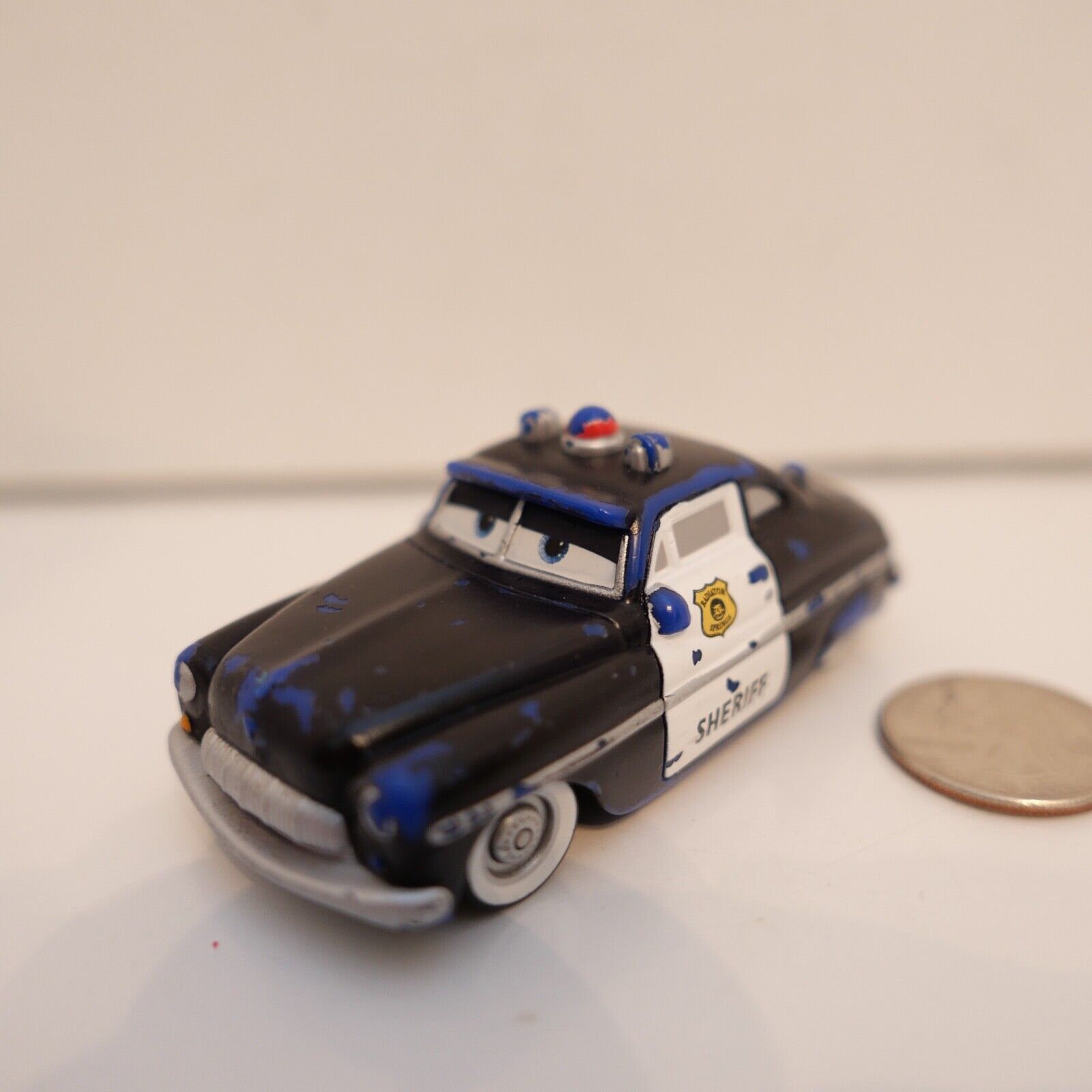 2010 Disney Pixar Cars Sheriff Color Changers BLACK to BLUE Rare !!! Police Car 