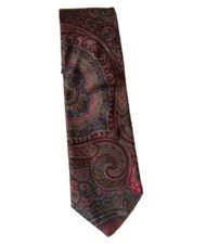 Vintage Strawbridge Clothier Paisley Mens Tie. 54 X 3.5