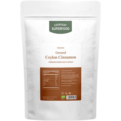 Bio gemahlenes Ceylon Zimtpulver, echtes Zimtpulver klein und groß 1kg +