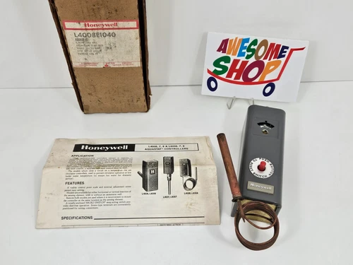 Honeywell L4008E1040 Manual Reset High Limit Aquastat Controller