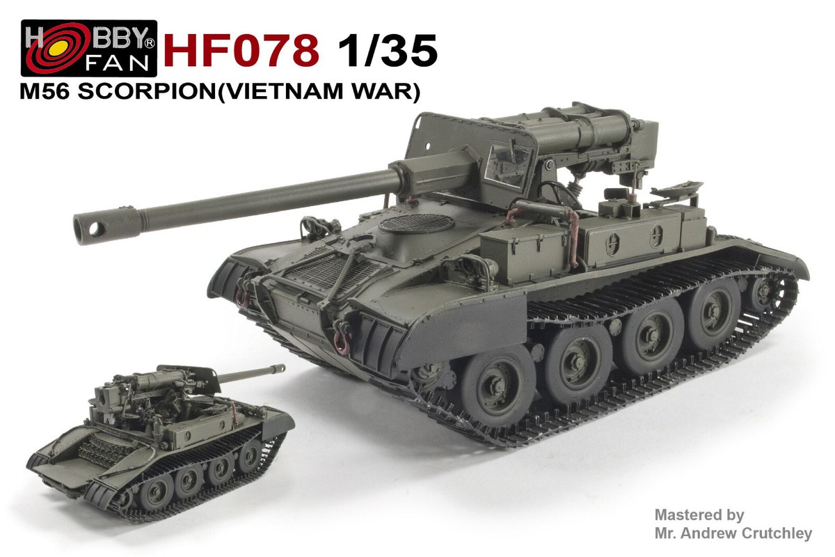 Hobby Fan 1/35 HF-078 US M56 Scorpion (Vietnam War) | eBay