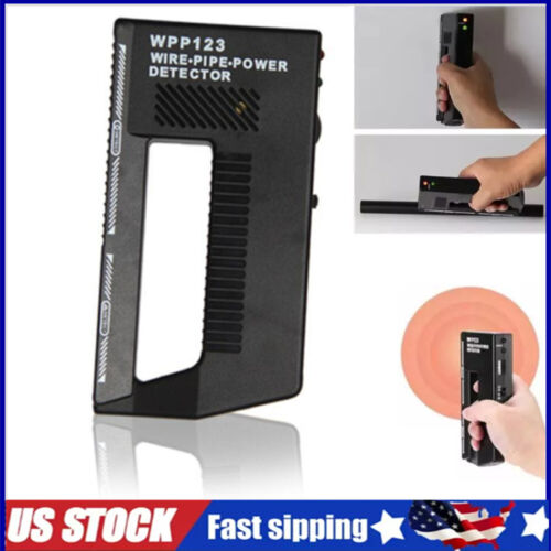 Handheld Wpp123 Wire Pipe Power Detector Wall Scanner Metal Detector Adjustable`