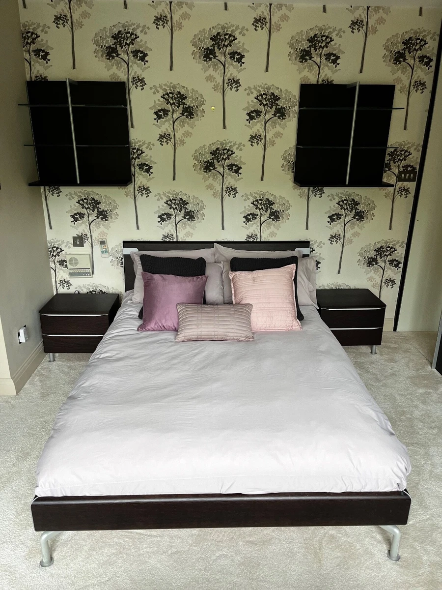 Black colour bedroom sale furniture
