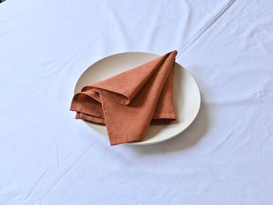 100 Pack Cotton napkins, Kitchen Napkin, Washable Wedding Napkins Cotton Napkins - Image 4 of 4