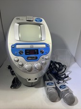 CDG American Idol Karaoke System W/2 Microphones Camera - Tested - Rare ML