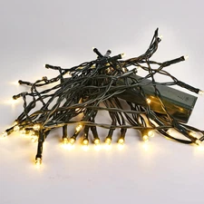 Battery Operated Christmas Lights - 2 Pack Total 16Ft 50Leds Battery String Ligh