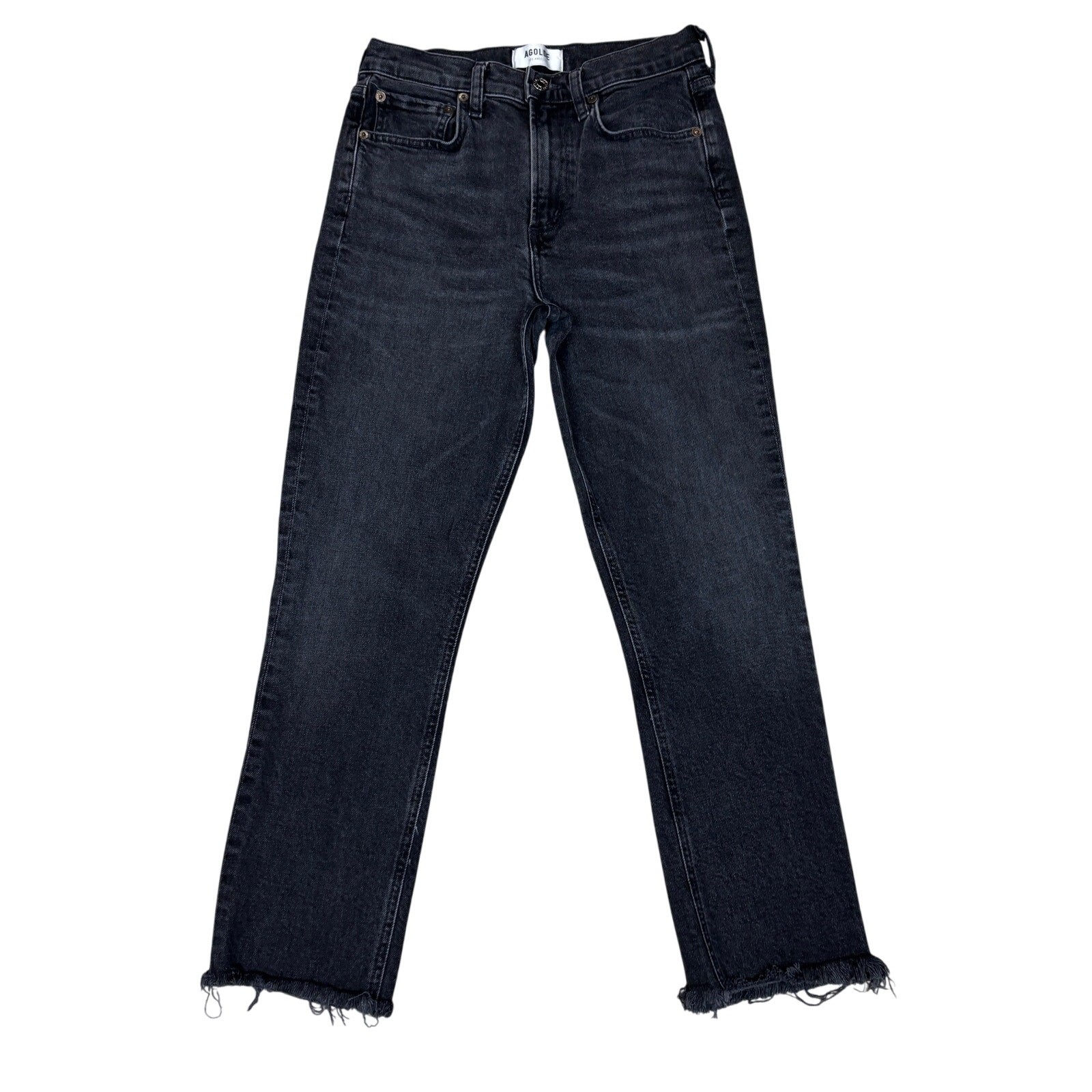 MERRELL Jeans Ago Merrel vita media gamba dritta orlo grezzo donna 25