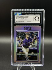 2025 Topps Archives - 2005 Topps Brenton Doyle #272 Rainbow Foilboard /149