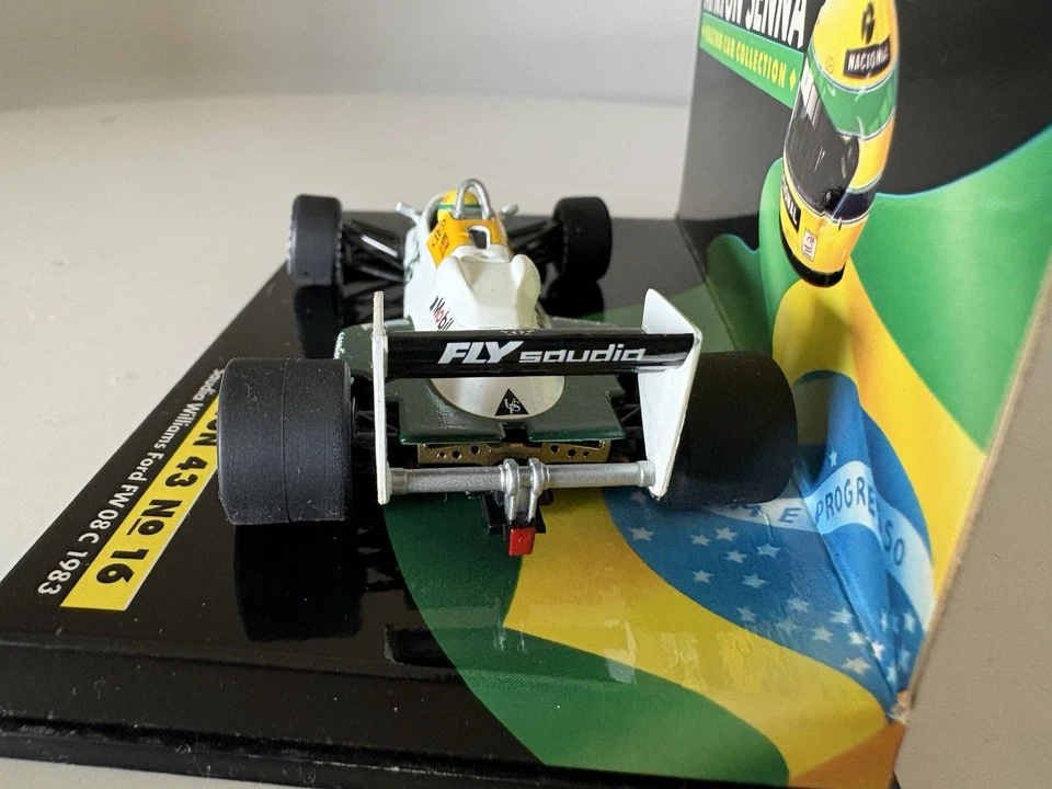 Minichamps 1/43 Ayrton Senna 1983 Williams F1 Test  - Image 3 of 4