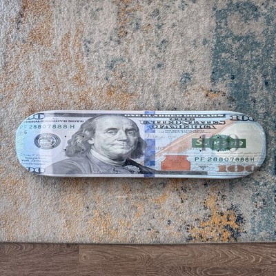 SUPREME FW25 MONEY LOGO SKATEBOARD DECK BOX LOGO FRANKLIN DOLLAR