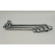 Metric 12 point  Box Offset Wrench Set - Chrome Vanadium - 5 pieces - 6 thru 15