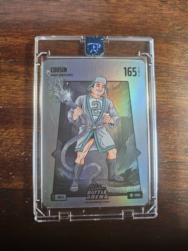 2026 BoBA Battle Arena Cousin Randy Quaid Debut Silver Steel Battlefoil SSP SP
