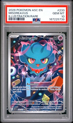 Misdreavus graded PSA 10 for sale on eBay
