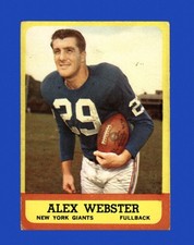 1963 Topps Set-Break # 51 Alex Webster VG-VGEX *GMCARDS*