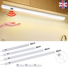 LED Under Cabinet Bar Lighting Kitchen Closet Light Hand Sweep Sensor Warm White