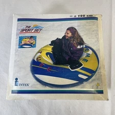 Vintage Intex The Sport Set 48 Inch Snow & Pool Tube Model #68294 2001 NOS