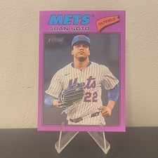 Juan Soto 2026 Topps Heritage Light Purple Border SP #306 New York Mets