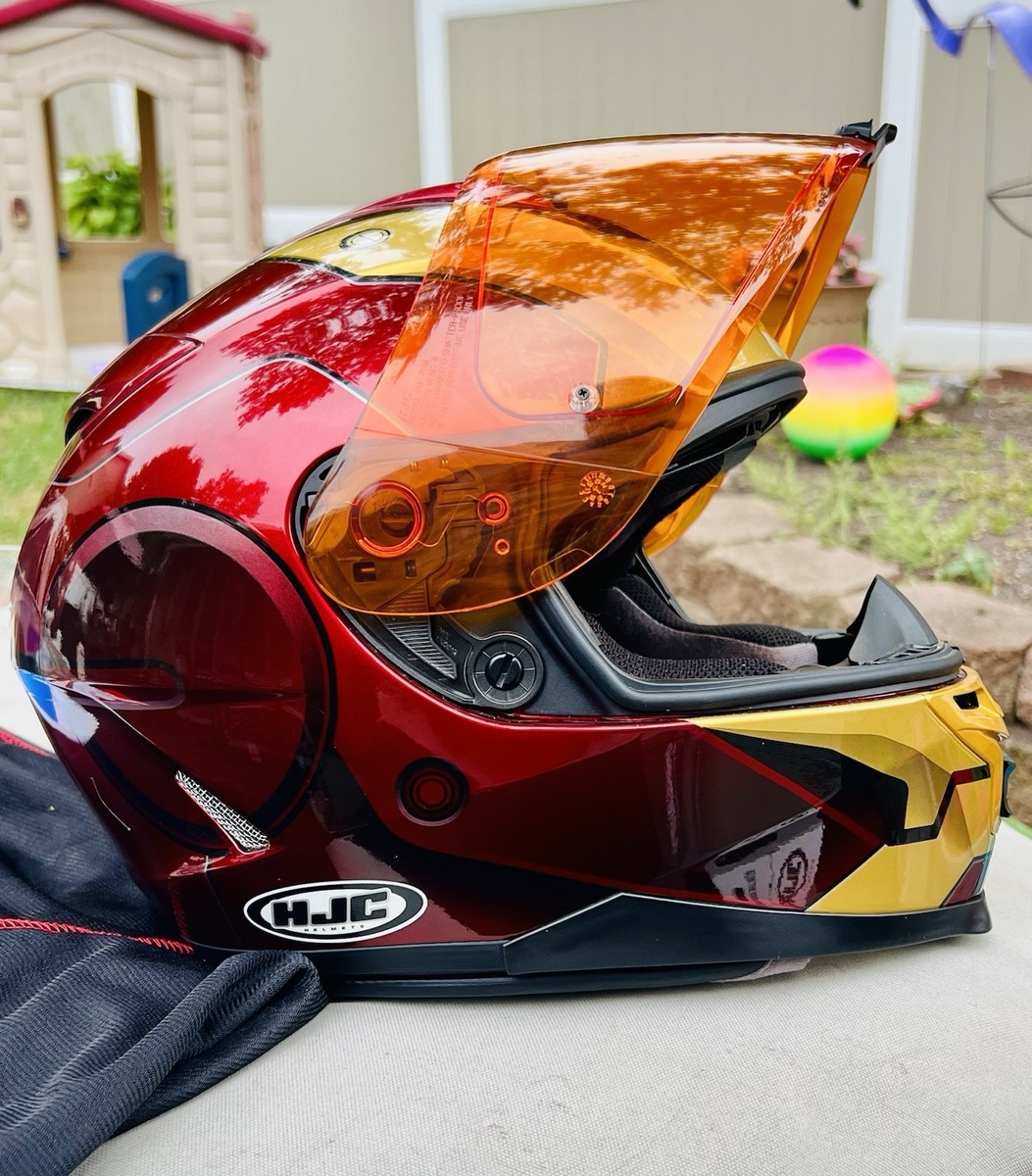 HJC IS-17 Marvel “Iron Man” Full Face Helmet/OEM Box, Visors, Bag