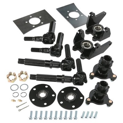 Front Shaft Drive Axle Assembly Suspension Kit Electric ATV Quad Go Kart Golf
