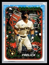 Sal Frelick Rookie Milwaukee Brewers #H35 Topps 2024 Topps Holiday