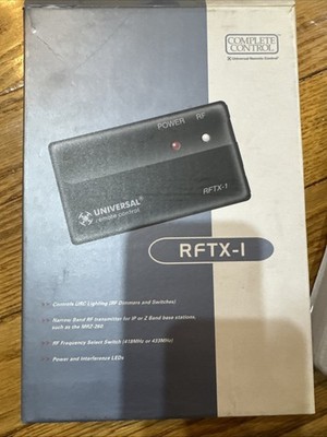 URC RFTX-1 Kompletter Steuerung Narrowband Sender Schwarz