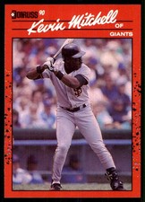 Kevin Mitchell 1990 Donruss #98b San Francisco Giants MLB READ FREE SHIPPING