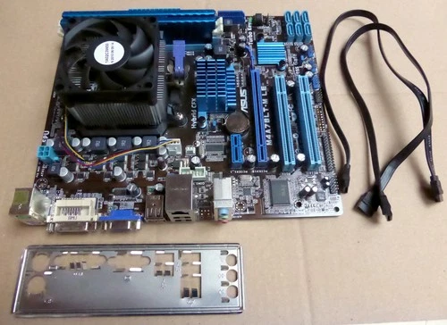 ASUS M4A78LT-M LE mATX motherboard, AMD Athlon II X3 445 CPU, 8 GB RAM