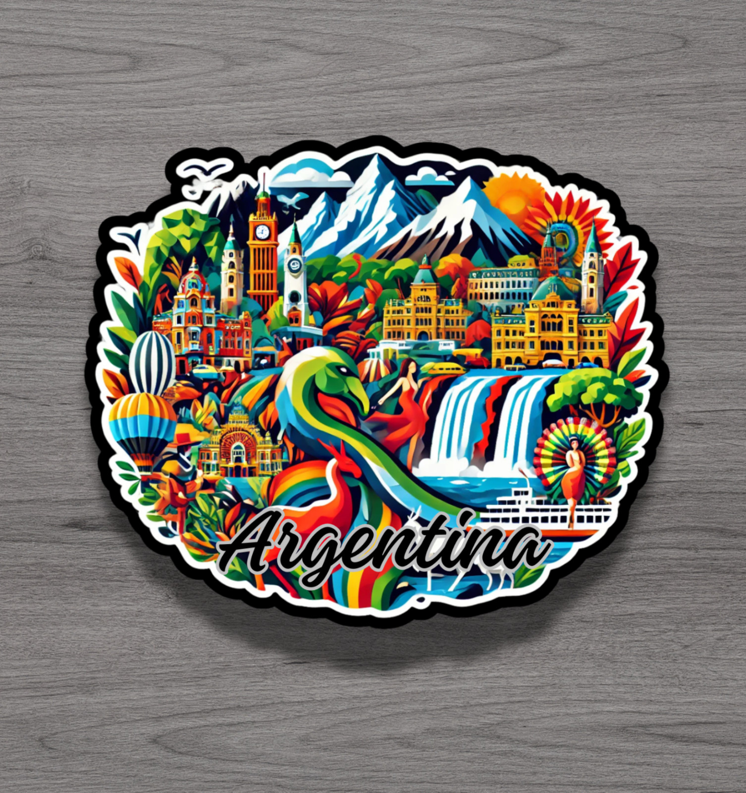 Argentina Fridge Magnet or Laptop Sticker