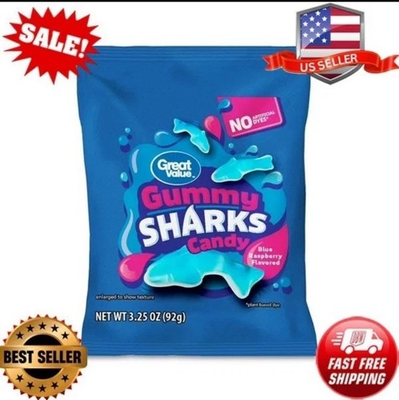 #ad #ad Great Value Gummy Sharks Candy 3.25 oz $2.89