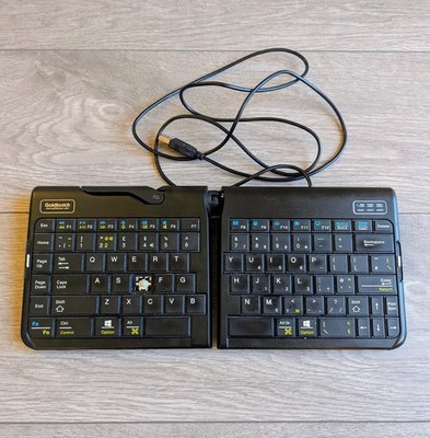 Goldtouch SK-2721 Ergonomische USB Split Kabelgebundene Tastatur Schwarz