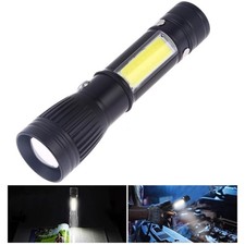 Portable USB Charging LED Torch Flashlight, One-Click, Long-Lasting, Compact