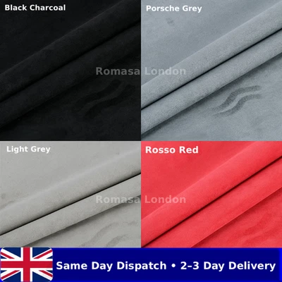 ROMASA LONDON Luxury Faux Suede Fabric Self Adhesive Car Interior Car Wrap Alcantara Style
