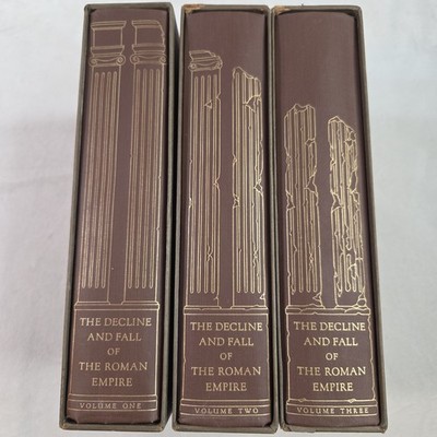 The Decline and Fall of the Roman Empire 3 Vol Set Edward Gibbon Heritage Press