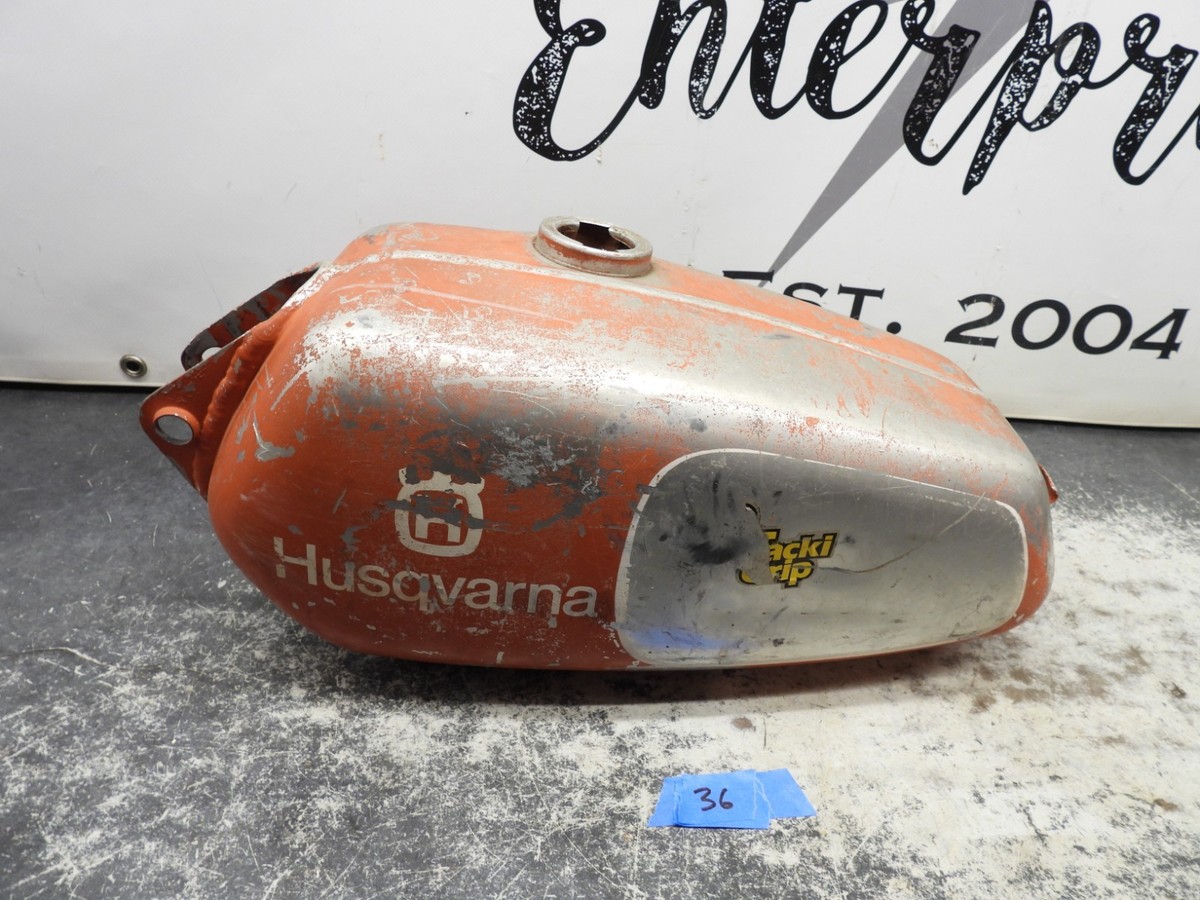 AHRMA Husqvarna CR 250 360 390 Aluminum Gas Tank #36 2901 | eBay