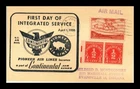 DR JIM STAMPS US CARD FIRST DAY INTEGRATED SERVICE LA JUNTA COLORADO AIR MAIL