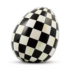 MacKENZIE CHILDS COURTLY CHECK SMALL EGG BNIB