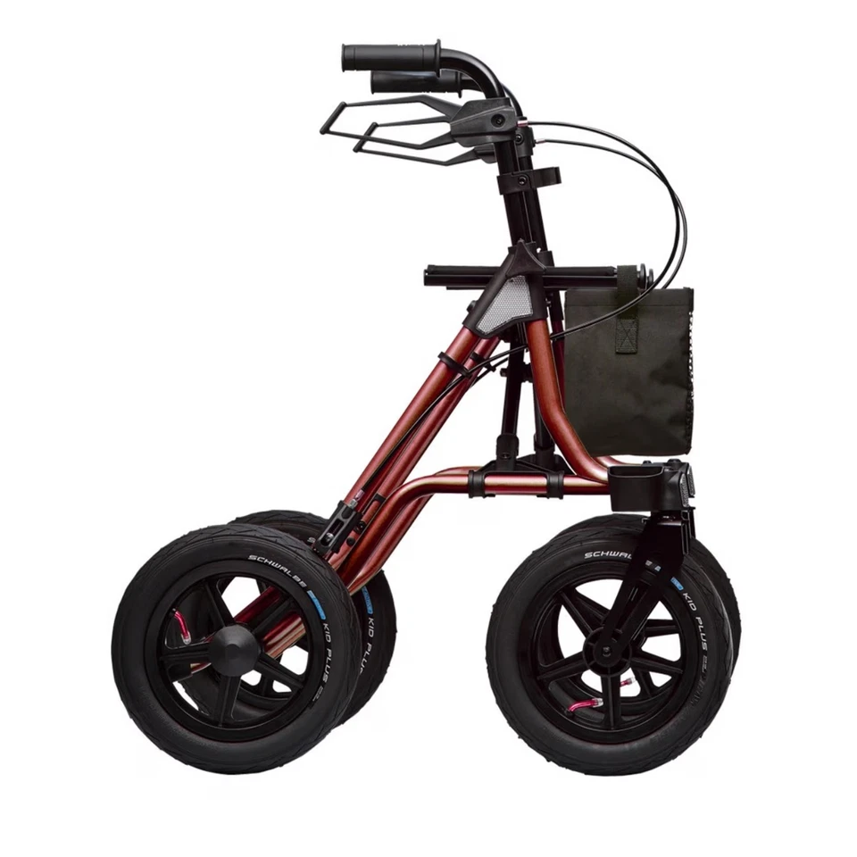 Dietz Taima XC Outdoor Rollator - faltbar mit Luftbereifung und Ankipphilfe - Bild 2 von 4
