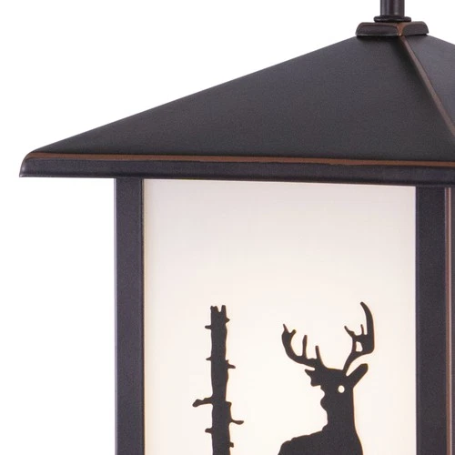Vaxcel Lighting OW33583 Bronze Bryce 1-Light Outdoor Wall Sconce - 8 Inches Wide - Picture 4 of 12