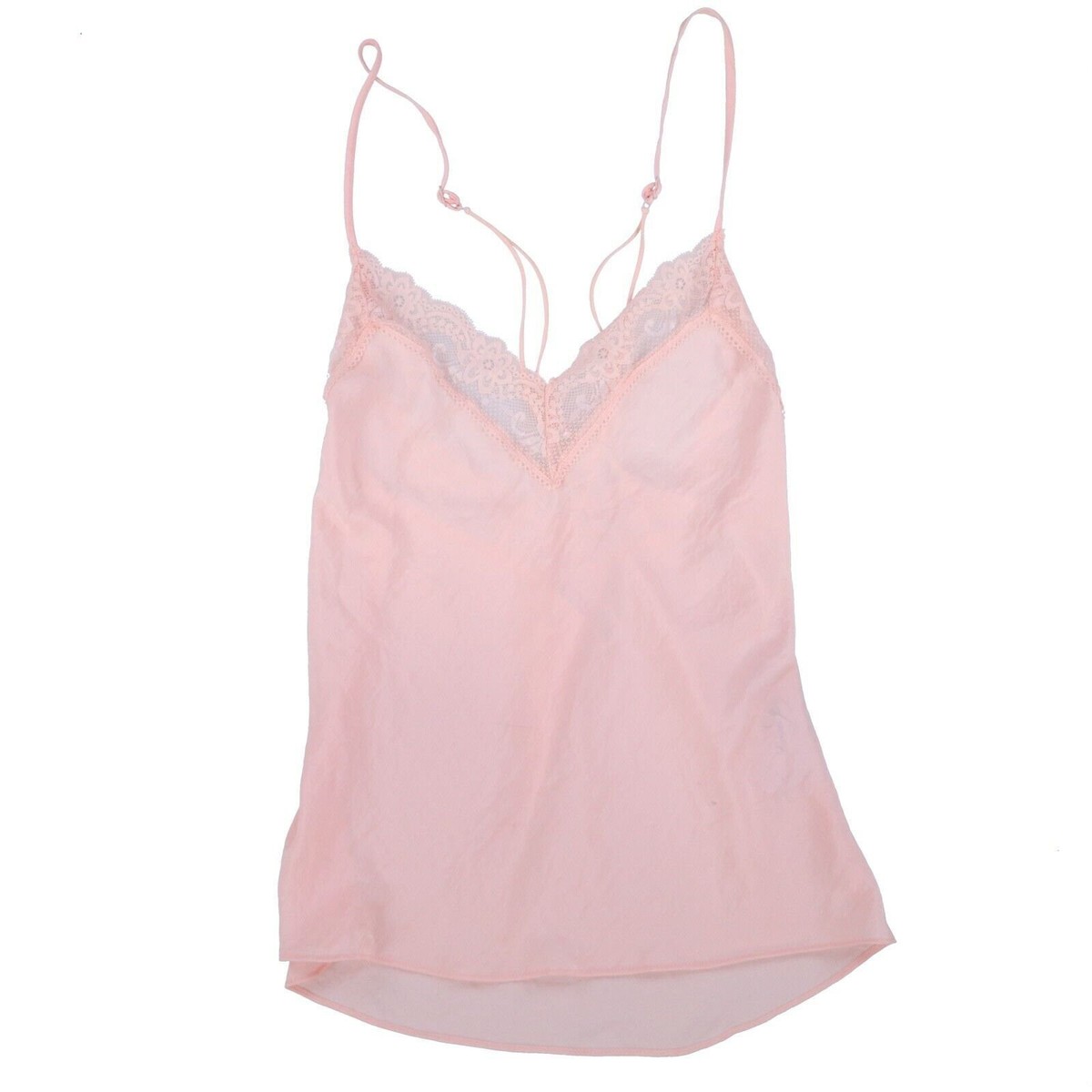 Linea Donatella Women's Camisole Slip Satin Strappy-Back