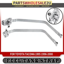 Set of 2 Fuel Tank Straps for Toyota Tacoma 1995 1996 1997 1998 1999-00 RWD Gray