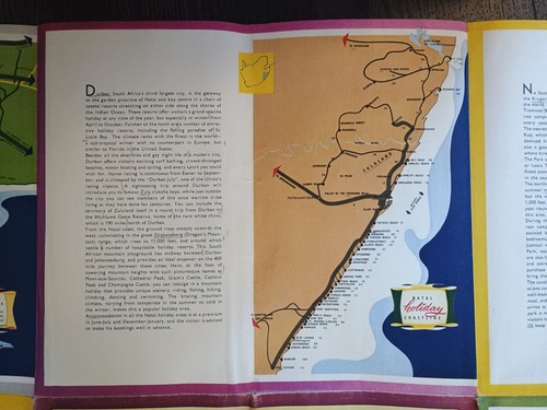 c.1950 South Africa Pictorial Map by Bernard Sargent - Picture 18 of 20