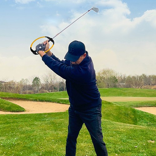 Entrenador de swing de golf reutilizable herramienta de entrenamiento de corrección de swing para golfistas principiantes - Imagen 10 de 13