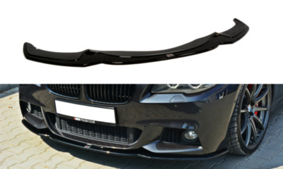 Frontdiffusor Diffusor V2 Maxton Design Glanz Schwarz für BMW 5 F10/F11 M-Sport