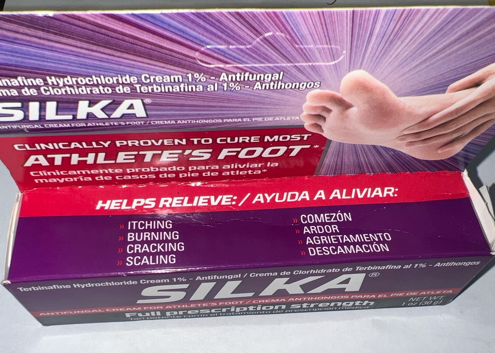 Silka Antifungal Cream for Athlete’s Foot 1 oz / 30 g eBay