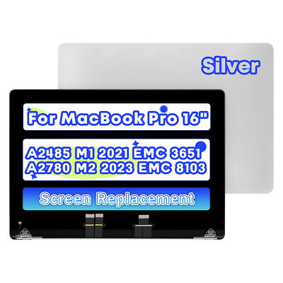 A2485 A2780 for MacBook Pro 16 2021 2023 LCD Screen Assembly 661-21968 661-21969