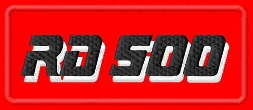Patch for fans Yamaha RD 500 RD500 iron-on patch