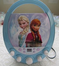 Frozen CD player/ Karaoke player works great. It is with no microphone 